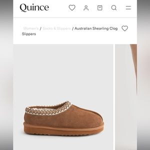 Quince slippers